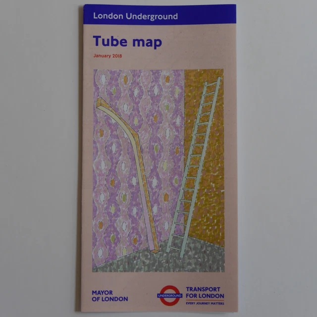 LONDON UNDERGROUND TFL pocket tube map January 2018 Marc Camille