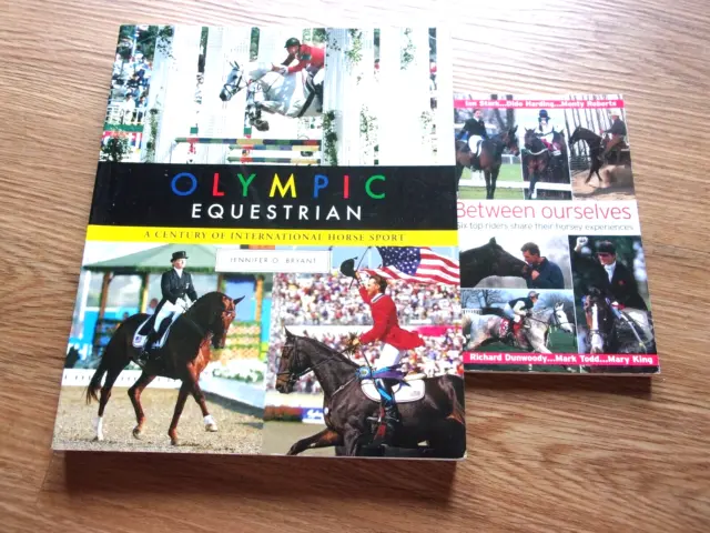 Olympic Equestrian Team Sport Bryant Between Ourselves  Horse Book Lot