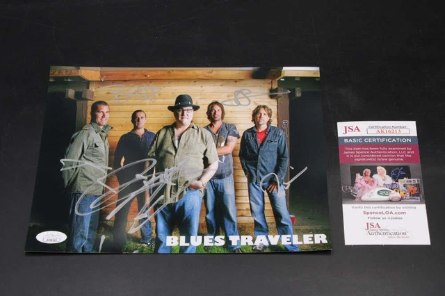 Blues Traveler Signed 8x10 Photo John Popper Autograph JSA COA D8621