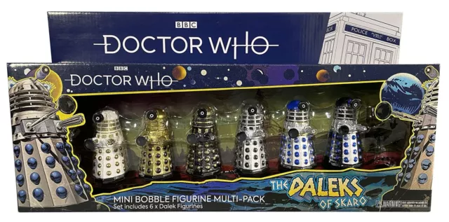 Doctor Who Daleks De Skaro Mini à Pompon Figurine Multi-Pack DWDFD1