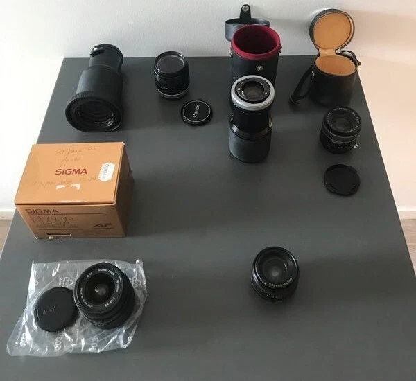 Lot de 6 appareils photos vintage et filtres - Photo, audio & vidéo