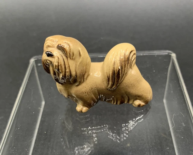 Hagen Renaker California Pottery. Lhasa Apso #816 Miniature Ceramic Dog. D