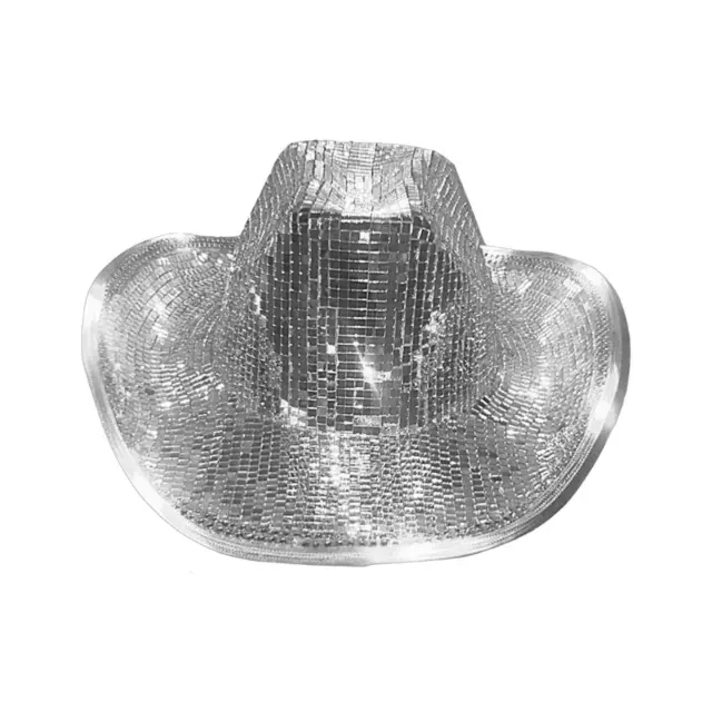 Chapeau De Cowgirl Cow Boy Chapeaux Sequin Disco Ball Chapeau Pour