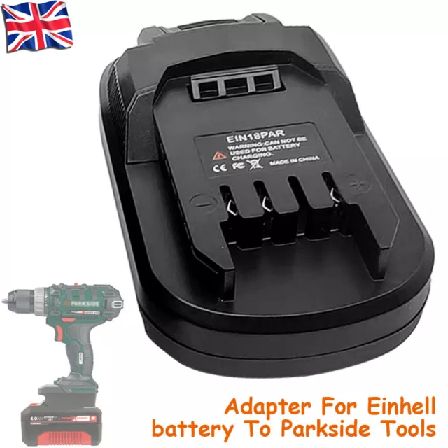 Adapter For Einhell 18V Li-ion Battery To For  Parkside 20V Cordless Power Tools