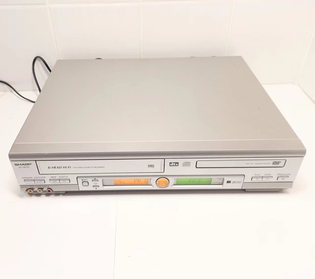 SHARP VCR/DVD PLAYER DV-NC70X 6 Head HiFi Player (VCR Not Fully Working