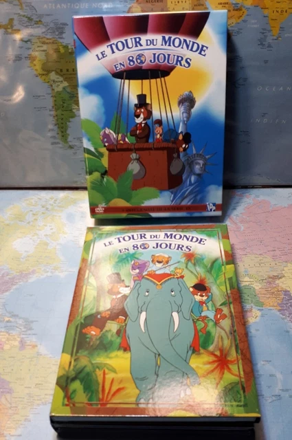 COFFRET LE TOUR DU MONDE EN 80 JOURS - L'Intégrale en 26 épisodes 5 DVD T.B.E. 6