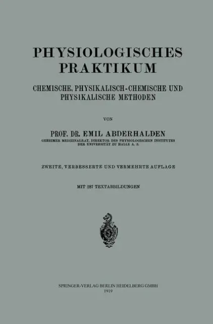 Physiologisches Praktikum | Buch | 9783662421086