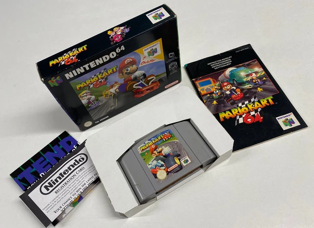 Mario Kart 64 - Nintendo 64 N64 - Boxed & Complete - PAL UKV CIB