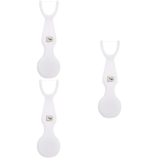 3 pcs Soie dentaire Unique Poignée Dents Soins Accessoires