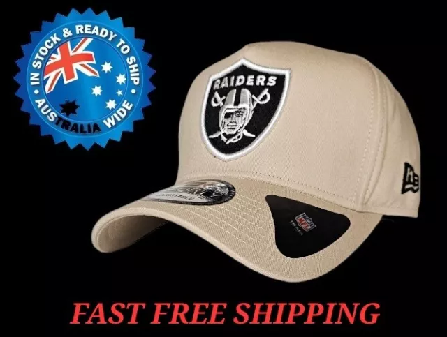 Oakland Las Vegas Raiders Nfl New Era 9Forty Beige Snapback Cap Hat La Ny Nba