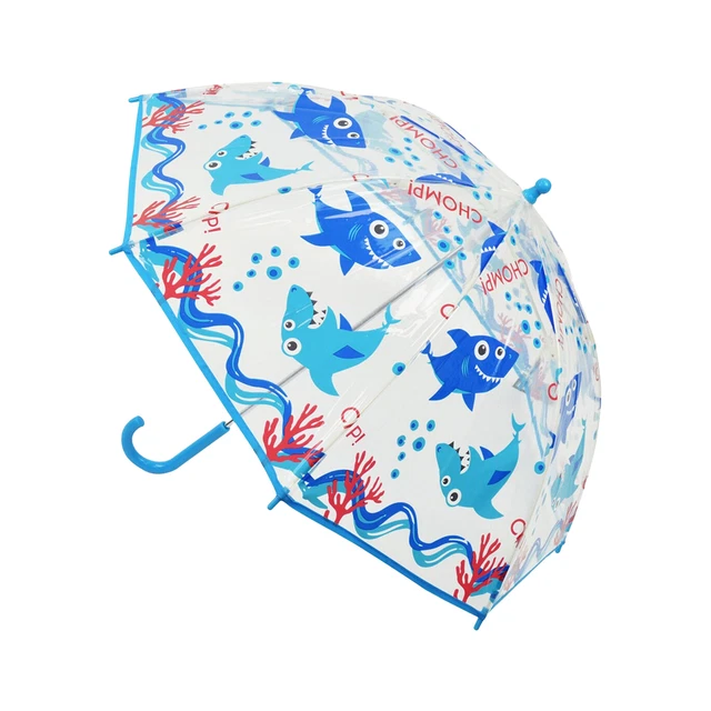Drizzles Childrens/Kids Shark Stick Umbrella (1471)