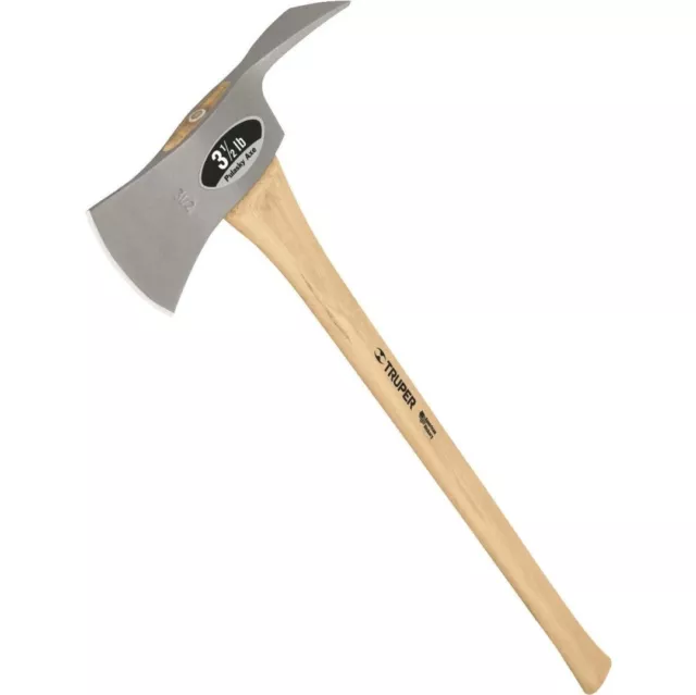 Truper Single Bit Pulaski Axe with 35 In. Hickory Handle, HP-3 1/2H