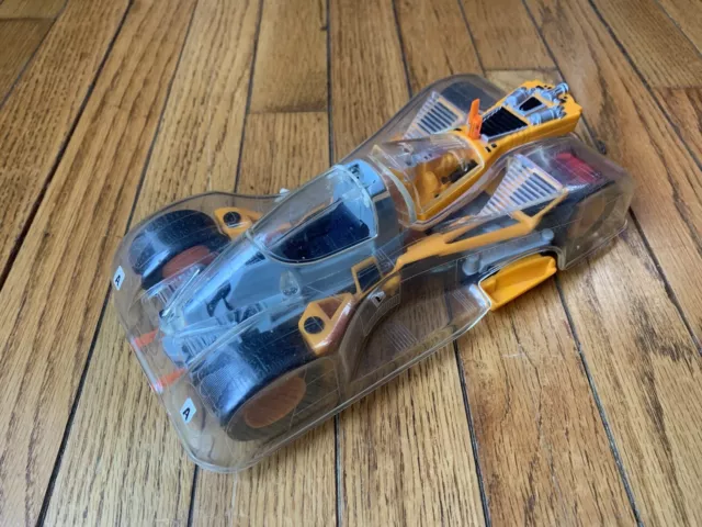 Shadow Strikers Typhoon Racer Heston Vehicle car clear vtg Figure Kenner 1990 9"