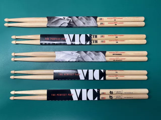 Vic Firth American Classic drum sticks 5b wood tip