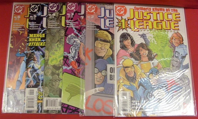 Formerly Known Justice League 1-6 Dc Comic Set Complete Giffen Dematteis 2003 Nm