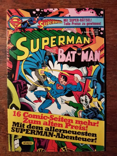 Superman Comic 1982/25 Ehapa im Z2+