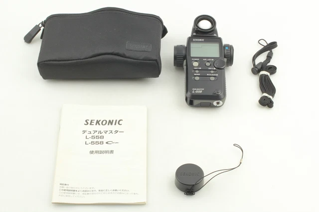 美品】MINT in Case Sekonic Dual Master Light Meter L-558