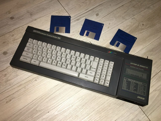 Amstrad CPC 6128 AZERTY - Vintage - 100% Fonctionnel - Sans écran