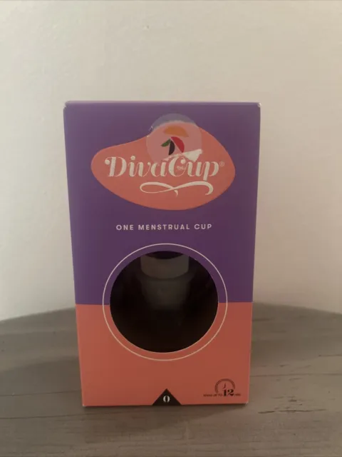 DivaCup talla 0 portátil hasta 12 horas - una copa menstrual