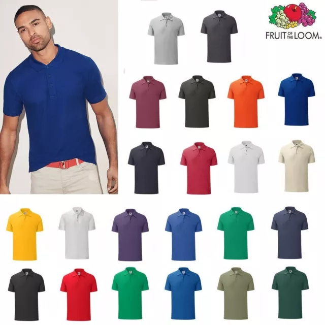 Polo iconica Fruit of The Loom - T-shirt casual semplice