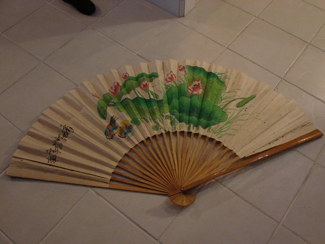 RARE Antique Japanese Fan