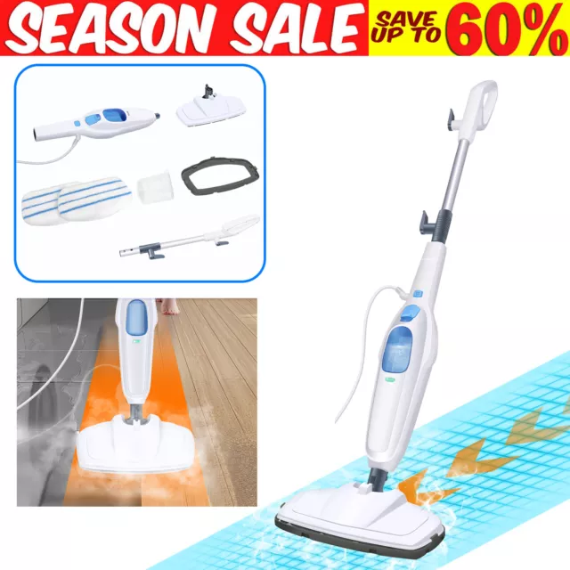 Electric Hot Steam Mop Cleaner Floor Carpet Window Washer Hand Steamer Washing