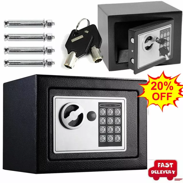 Electronic Password Security Safe Money Cash Deposit Box Office Home Safety Mini