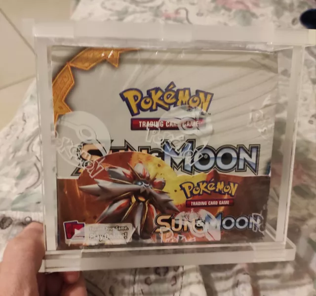 Pokémon Sun & Moon Booster Box Sealed Con Case Lingua Inglese