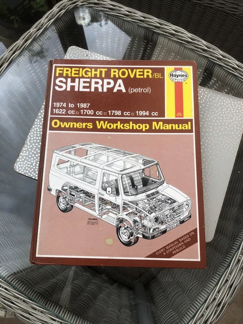 FREIGHT ROVER / BL   SHERPA ( petrol ) 1974 To 1987 HAYNES OWNERS WORKSHOP