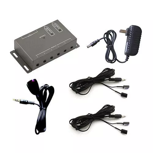 Hidden IR Infrared Remote Control Repeater Extender Emitter Receiver System Kit