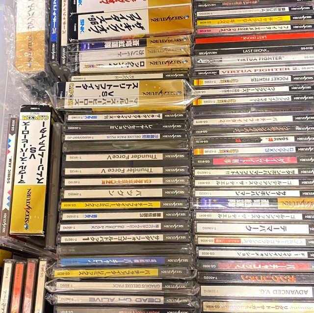 Sega Saturn Japanese version act or Fight title Choose and pick SS retro games
