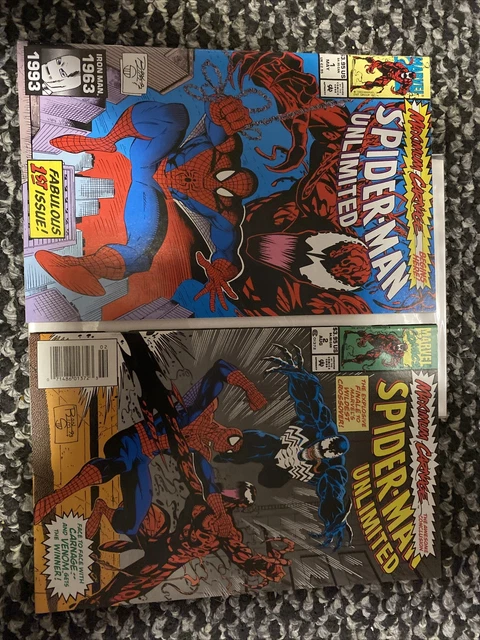 SPIDER-MAN UNLIMITED #1 2 3 5  MARVEL (LOT Of 4) VF/NM Except #3 Maximum Carnage