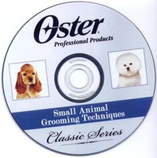 OSTER Classic Series DVD - Small Animal Grooming Techniques  Dog Pet Grooming