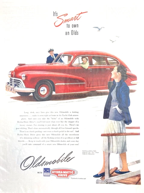 Vintage OLDSMOBILE 78 Series SMART to Own an OLDS   1947 Magazine Print Ad AH75