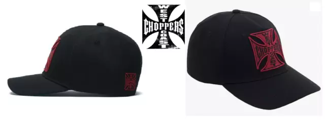 West Coast Choppers Casquette Baseball / Modèle Og Rouge Cross