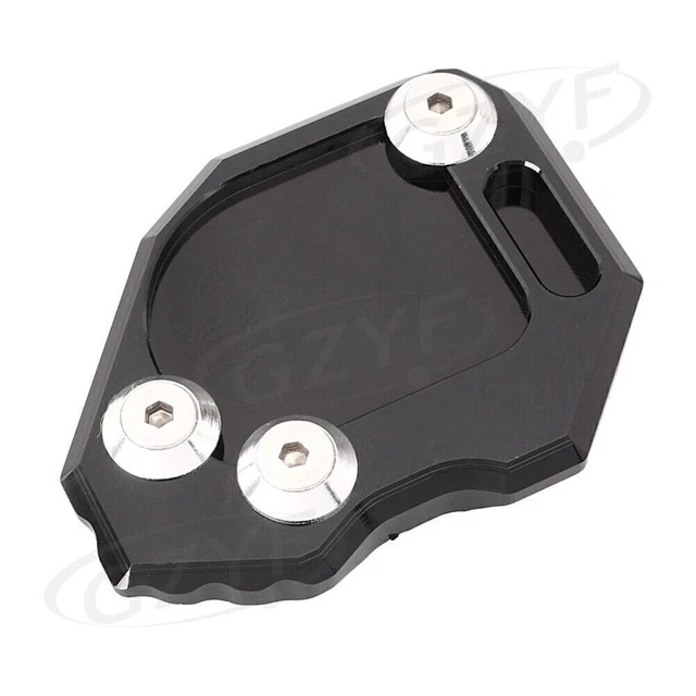 Motorcycle Kickstand Side Foot Stand Pad Fit BMW F800GS 2008-14 2013 2012 Black