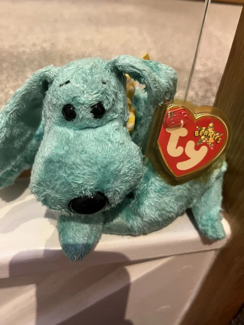 TY BEANIE BABY Diddley The Green Dog Mint Retired With Tags 6.00 PicClick UK