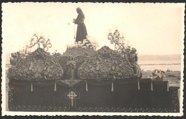 Postal antigua de la Semana Santa andachtsbild santino holy card santini