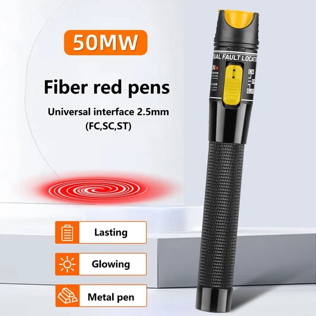 Penna in fibra ottica luce rossa interfaccia penne in fibra ottica