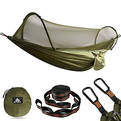 Hamac Kijaro Ultraléger Hamac Portable Ultraléger Kijaro 99213 - 100% Nylon - Pour Camping, Randonnée Sans Support
