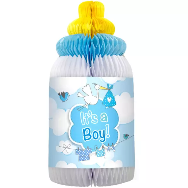 Honeycomb Babyflasche Baby Junge Hänge-Deko Wabenball Baby Shower Pullerparty