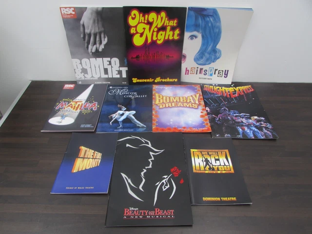 Lot of Theatre Programmes/Brochures Starlight Express Beauty & Beast Matilda RSC