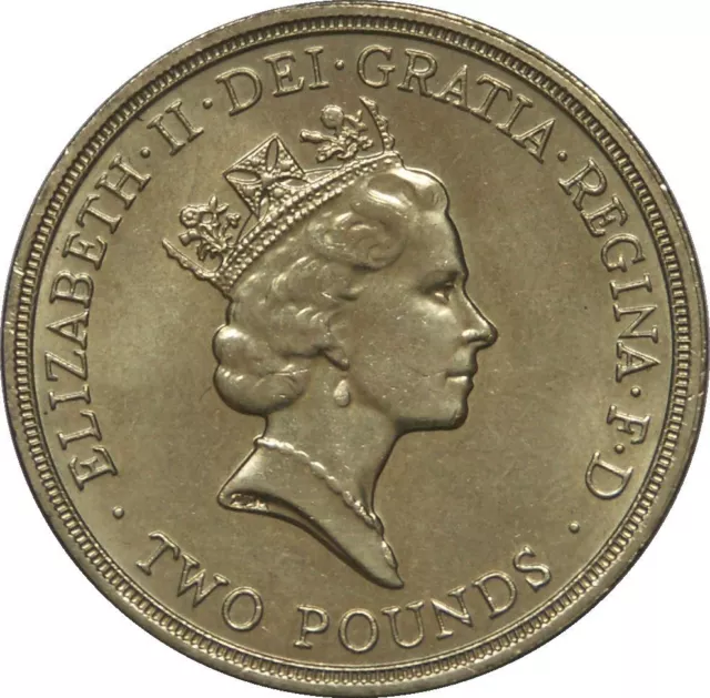United Kingdom Coin 2 Pounds | Elizabeth II | Commonwealth Games | 1986