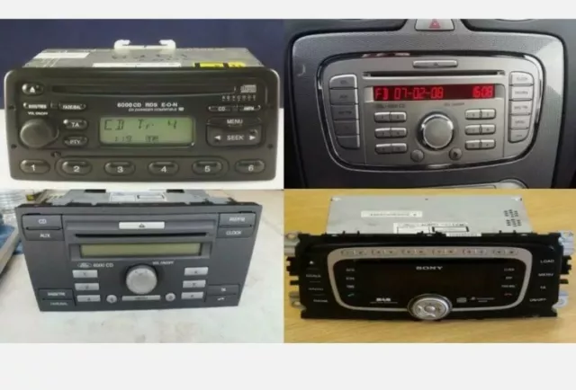 FORD RADIO CODE-fiesta,focus,mondeo,transit,connect,c max, b max, s max,kuga,ka,