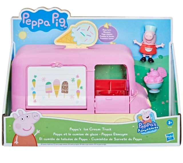 PEPPA PIG ICE Cream Van Truck Push Along Vehicle Imagination Play