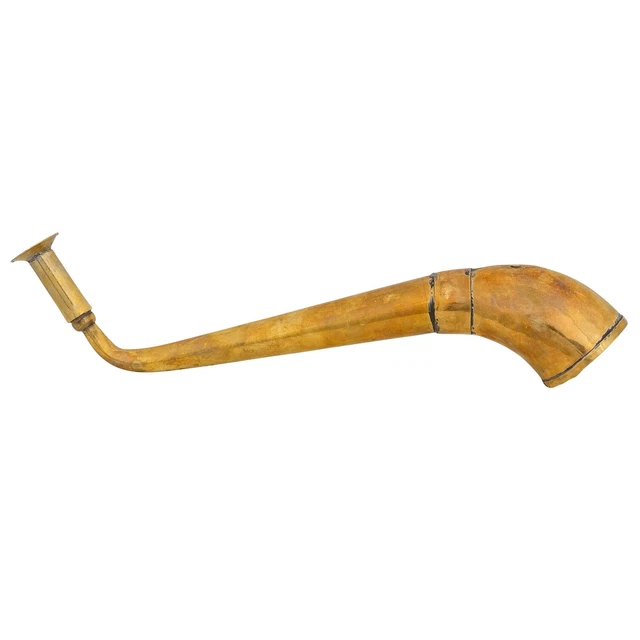 Hörrohr Hörmaschine Stethoskop Hörgerät Tröte Signalhorn Deko 28cm Antik-Stil 8