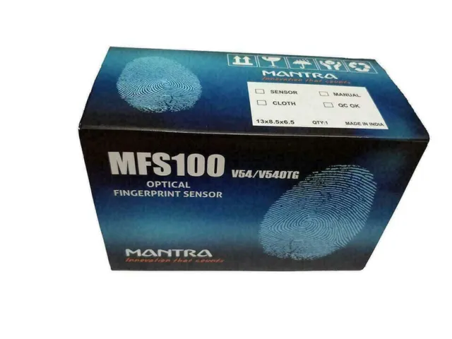 Mantra MFS 100 Biometric Fingerprint Scanner OTG Cable micro USB FREE SHIPMENT