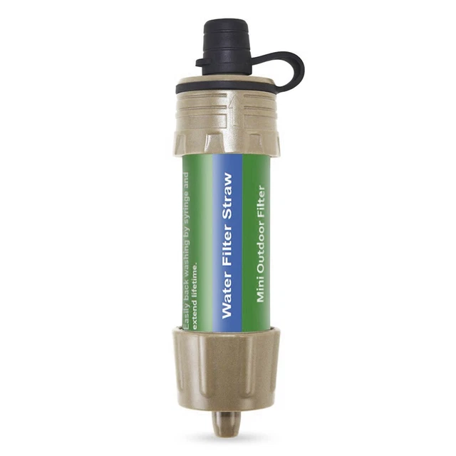 Paille Filtre à Eau Timain 4 étapes - Survie Camping Randonnée