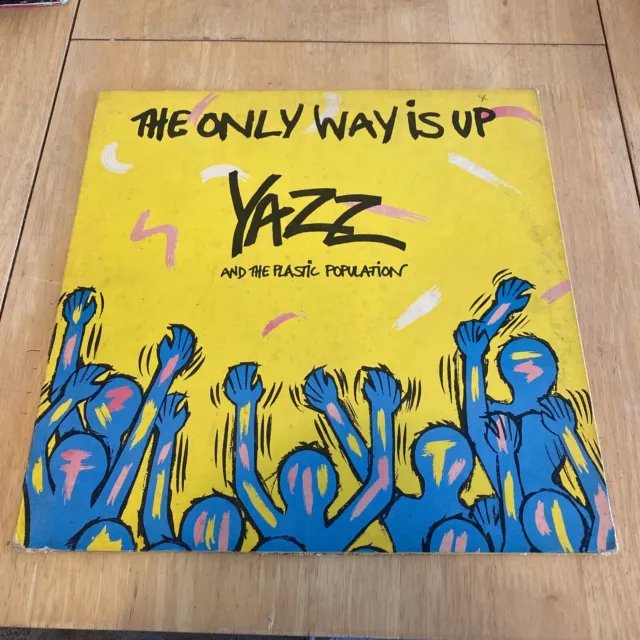 Yazz & The Plastic Population The Only Way Is Up 12” Single - G+/G+