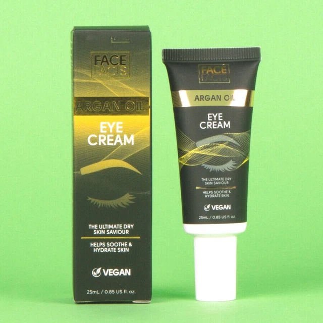 FACE FACTS ARGAN Oil Eye Cream Ultimate Skin Saviour Moisturise Soothe